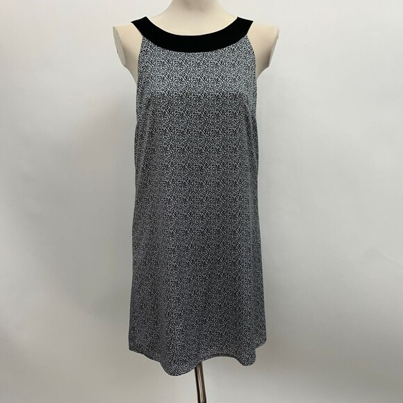 H & M Women's Dress 8 Black White Multicolor Sleeveless - Picture 1 of 7